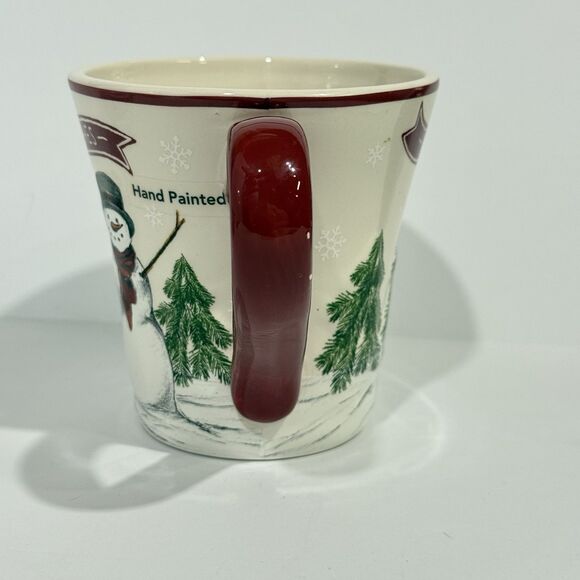Royal Seasons Snowman Mug & Bowl Set St Nicholas Square Yuletide Stoneware - Picture 16 of 16